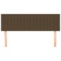 vidaXL Cabeceros 2 unidades tela marrón oscuro 72x5x78/88 cm vidaXL Cabeceros 2 unidades tela marrón oscuro 72x5x78/88 cm