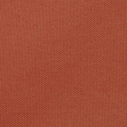 vidaXL Toldo de vela triangular tela Oxford terracota 5x5x5 m 