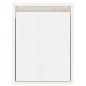 vidaXL Armario de pared 2 uds madera maciza de pino blanco 30x30x40 cm vidaXL Armario de pared 2 uds madera maciza de pino blanco 30x30x40 cm