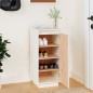 vidaXL Armario zapatero de madera maciza de pino blanco 35x35x80 cm vidaXL Armario zapatero de madera maciza de pino blanco 35x35x80 cm