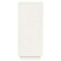 vidaXL Armario zapatero de madera maciza de pino blanco 35x35x80 cm vidaXL Armario zapatero de madera maciza de pino blanco 35x35x80 cm