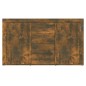 vidaXL Aparador madera contrachapada color roble ahumado 120x36x69 cm vidaXL Aparador madera contrachapada color roble ahumado 120x36x69 cm