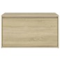 vidaXL Banco pasillo madera de ingeniería roble Sonoma 80x40x45 cm vidaXL Banco pasillo madera de ingeniería roble Sonoma 80x40x45 cm