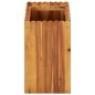 vidaXL Arriate de madera maciza de acacia 50x30x50 cm