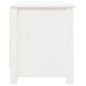 vidaXL Banco zapatero madera maciza de pino blanco 110x38x45,5 cm vidaXL Banco zapatero madera maciza de pino blanco 110x38x45,5 cm