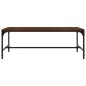 vidaXL Mesa de centro madera contrachapada marrón roble 80x50x35 cm vidaXL Mesa de centro madera contrachapada marrón roble 80x50x35 cm