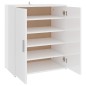 vidaXL Mueble zapatero madera de ingeniería blanco brillo 60x35x70 cm vidaXL Mueble zapatero madera de ingeniería blanco brillo 60x35x70 cm