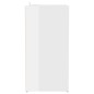 vidaXL Mueble zapatero madera de ingeniería blanco brillo 60x35x70 cm vidaXL Mueble zapatero madera de ingeniería blanco brillo 60x35x70 cm