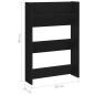vidaXL Zapateros de pared 2 uds madera contrachapada negro 60x18x90 cm vidaXL Zapateros de pared 2 uds madera contrachapada negro 60x18x90 cm