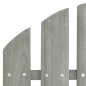 vidaXL Silla jardín Adirondack y mesita madera maciza de abeto gris vidaXL Silla jardín Adirondack y mesita madera maciza de abeto gris