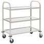 vidaXL Carrito de cocina de 3 alturas 95x45x83,5 cm acero inoxidable vidaXL Carrito de cocina de 3 alturas 95x45x83,5 cm acero inoxidable