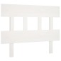 vidaXL Cabecero de cama madera maciza de pino blanco 95,5x3x81 cm vidaXL Cabecero de cama madera maciza de pino blanco 95,5x3x81 cm