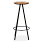 vidaXL Taburetes de cocina 2 unidades madera maciza reciclada vidaXL Taburetes de cocina 2 unidades madera maciza reciclada