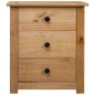 vidaXL Mesita de noche de madera maciza pino estilo Panamá 46x40x57 cm vidaXL Mesita de noche de madera maciza pino estilo Panamá 46x40x57 cm