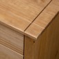vidaXL Mesita de noche de madera maciza pino estilo Panamá 46x40x57 cm vidaXL Mesita de noche de madera maciza pino estilo Panamá 46x40x57 cm