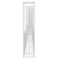 vidaXL Cesta de gaviones forma de U 2 postes de hierro 740x20x100 cm vidaXL Cesta de gaviones forma de U 2 postes de hierro 740x20x100 cm