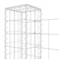 vidaXL Cesta de gaviones forma de U 2 postes de hierro 740x20x100 cm vidaXL Cesta de gaviones forma de U 2 postes de hierro 740x20x100 cm