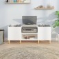 vidaXL Mueble discos madera contrachapada blanco brillo 121x38x48 cm vidaXL Mueble discos madera contrachapada blanco brillo 121x38x48 cm
