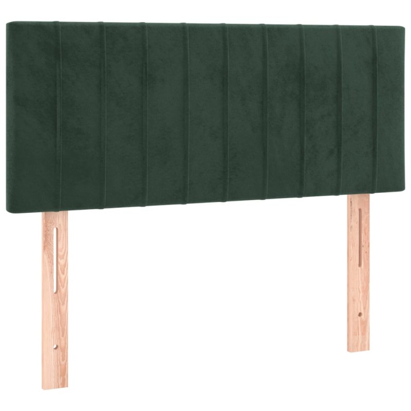 vidaXL Cabecero de terciopelo verde oscuro 100x5x78/88 cm vidaXL Cabecero de terciopelo verde oscuro 100x5x78/88 cm