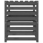 vidaXL Compostador de madera maciza de pino gris 63,5x63,5x77,5 cm vidaXL Compostador de madera maciza de pino gris 63,5x63,5x77,5 cm