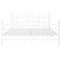 vidaXL Estructura de cama de metal blanco 160x200 cm vidaXL Estructura de cama de metal blanco 160x200 cm