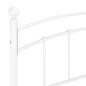 vidaXL Estructura de cama de metal blanco 160x200 cm vidaXL Estructura de cama de metal blanco 160x200 cm