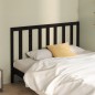 vidaXL Cabecero de cama madera maciza de pino negro 146x4x100 cm vidaXL Cabecero de cama madera maciza de pino negro 146x4x100 cm