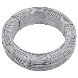 vidaXL Alambre para atar vallas acero 250 m 1,4 mm