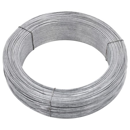 vidaXL Alambre para atar vallas acero 250 m 1,4 mm