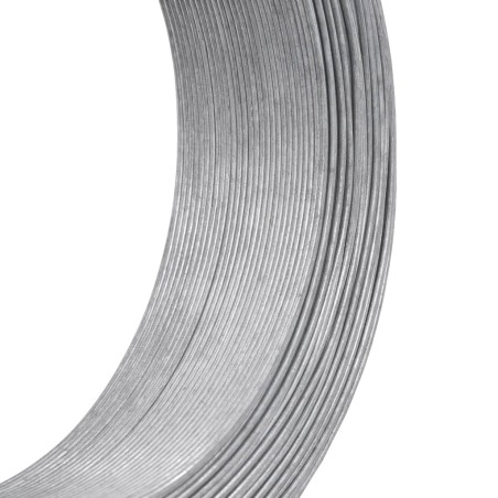 vidaXL Alambre para atar vallas acero 250 m 1,4 mm