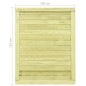 vidaXL Puerta de valla de jardín madera pino impregnada 125x100 cm vidaXL Puerta de valla de jardín madera pino impregnada 125x100 cm