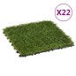 vidaXL Baldosas de césped artificial 22 uds verde 30x30 cm vidaXL Baldosas de césped artificial 22 uds verde 30x30 cm