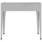vidaXL Jardinera de acero galvanizado 100,5x40,5x90 cm vidaXL Jardinera de acero galvanizado 100,5x40,5x90 cm