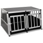 vidaXL Jaula de perro con puerta doble 89x69x50 cm vidaXL Jaula de perro con puerta doble 89x69x50 cm
