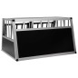 vidaXL Jaula de perro con puerta doble 89x69x50 cm vidaXL Jaula de perro con puerta doble 89x69x50 cm