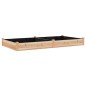 vidaXL Jardinera arriate con forro madera maciza abeto 240x120x25 cm vidaXL Jardinera arriate con forro madera maciza abeto 240x120x25 cm