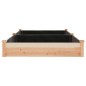 vidaXL Jardinera arriate con forro madera maciza abeto 240x120x25 cm vidaXL Jardinera arriate con forro madera maciza abeto 240x120x25 cm