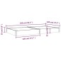 vidaXL Jardinera arriate con forro madera maciza abeto 240x120x25 cm vidaXL Jardinera arriate con forro madera maciza abeto 240x120x25 cm