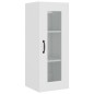 vidaXL Armario de pared colgante blanco 34,5x34x90 cm