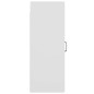 vidaXL Armario de pared colgante blanco 34,5x34x90 cm