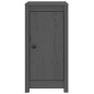 vidaXL Aparador de madera maciza de pino gris 40x35x80 cm vidaXL Aparador de madera maciza de pino gris 40x35x80 cm
