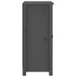 vidaXL Aparador de madera maciza de pino gris 40x35x80 cm vidaXL Aparador de madera maciza de pino gris 40x35x80 cm