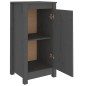 vidaXL Aparador de madera maciza de pino gris 40x35x80 cm vidaXL Aparador de madera maciza de pino gris 40x35x80 cm