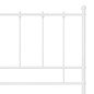 vidaXL Estructura de cama de metal blanco 140x200 cm vidaXL Estructura de cama de metal blanco 140x200 cm