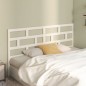 vidaXL Cabecero de cama madera maciza de pino blanco 206x4x100 cm