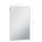 vidaXL Espejo de pared de baño con LED 60x100 cm vidaXL Espejo de pared de baño con LED 60x100 cm