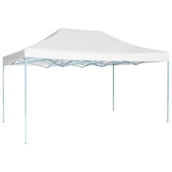 vidaXL Carpa para celebraciones plegable blanco 3x4,5 m