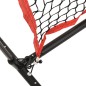 vidaXL Red de béisbol portátil poliéster negro y rojo 183x105x183 cm vidaXL Red de béisbol portátil poliéster negro y rojo 183x105x183 cm