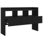 vidaXL Aparador de madera contrachapada negro 105x30x70 cm vidaXL Aparador de madera contrachapada negro 105x30x70 cm