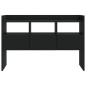 vidaXL Aparador de madera contrachapada negro 105x30x70 cm vidaXL Aparador de madera contrachapada negro 105x30x70 cm